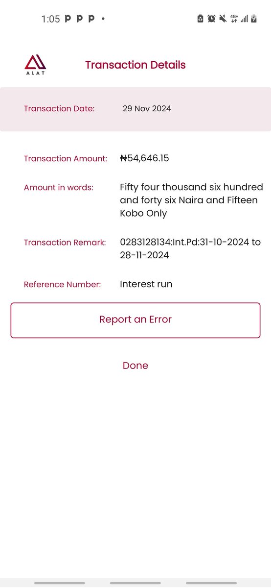 DPrinceCrypto's tweet photo. @alat_ng @alat_ng I was debited 54k for an interest run I know nothing about, you guys should kindly reverse the money. I've reported error on my app and till now nothing have being done about it https://t.co/XwJKz4xR21