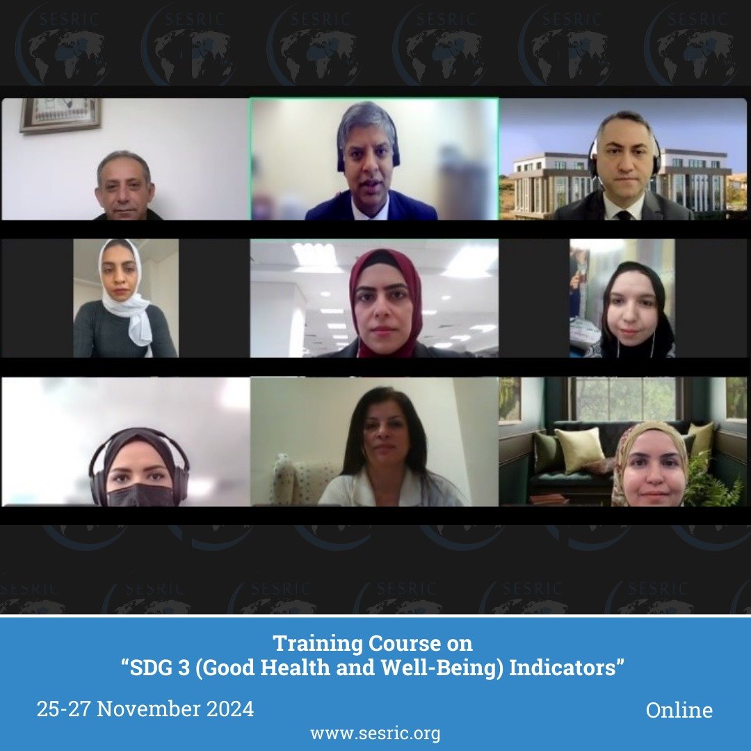 sesric's tweet photo. SESRIC, in collaboration with @PCBSPalestine, organised a training course on “SDG 3 (Good Health and Well-Being) Indicators.”

This training course, conducted as part of the SESRIC #StatCaB Programme and provided by @PCBSPalestine, brought together 3️⃣5️⃣ participants from the National Statistical Offices (#NSOs) of 7️⃣ Arabic-speaking countries of the @OIC_OCI. The course fostered engaging discussions driven by the participants’ expertise and knowledge. 

For more information, please visit: https://t.co/KI0Y4OFxjM

#StatCaB #officialstatistics #SDGs #SDG3 #Health