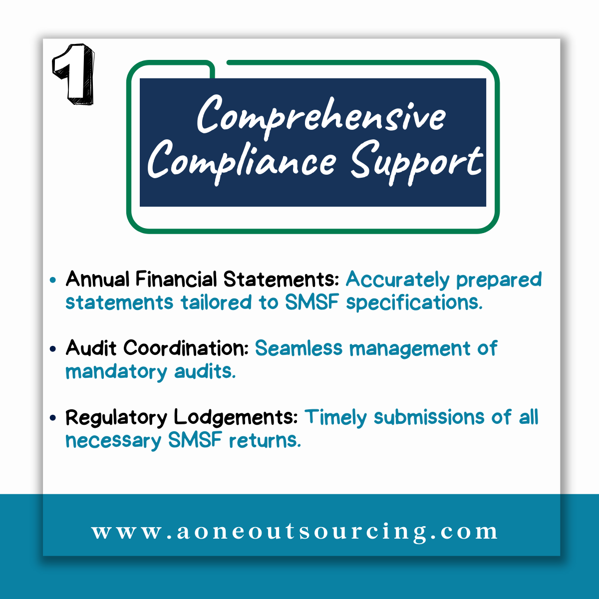 Aoneoutsource's tweet image. 💡 Do you oversee your SMSF (self-managed super fund)? 

📧: info@aoneoutsourcing.com
📞: +91 9811548438
🌐: aoneoutsourcing.com

#SMSF #SelfManagedSuperFund #AoneOutsourcing #FinancialExperts #SMSFCompliance #WealthManagement #RetirementPlanning #OutsourcingSolutions