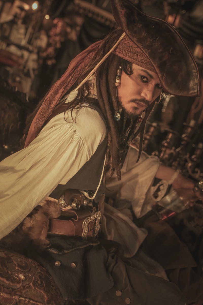 joeanchan's tweet photo. 「Captain Jack Sparrow」Cosplay

photo:@and_lib_
Studio:@PdS_studio https://t.co/SgqZOvJUyz