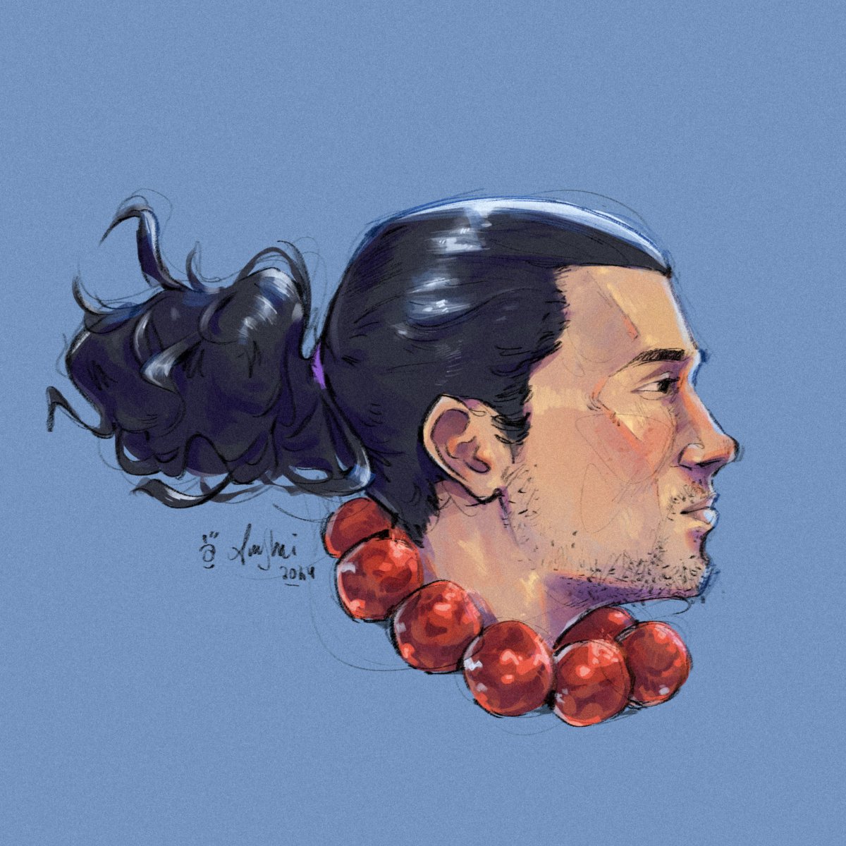 // stylized self-character 🌙

Designed a cartoonish character of myself, combining elements of an artist, warrior, magician, and adventurer. Includes conceptual items like a magical bag for art supplies, a sword, and a magical pen, reflecting creativity and exploration.