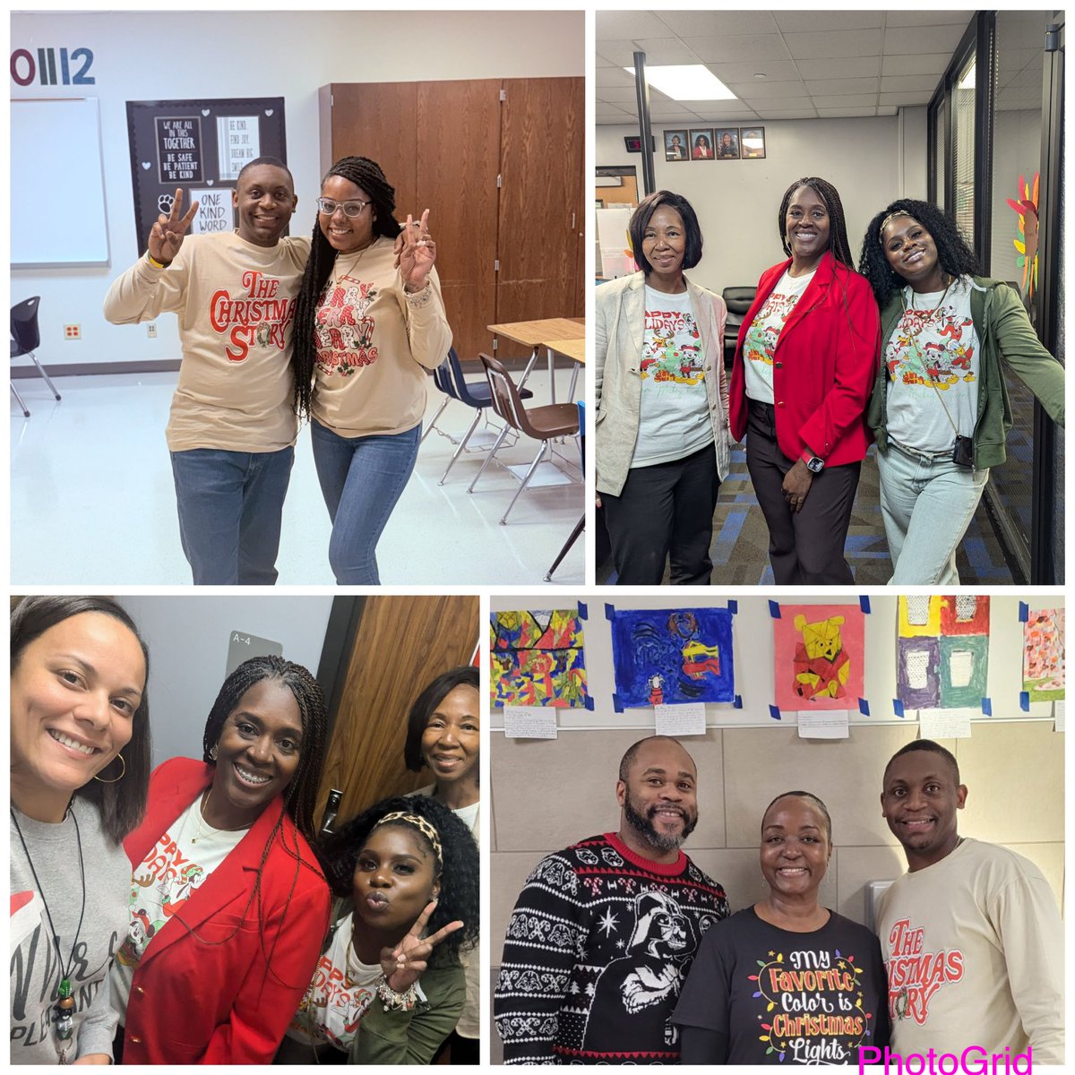 Yesterday we kicked off the month of December wearing a holiday shirt because festive is always in style.
