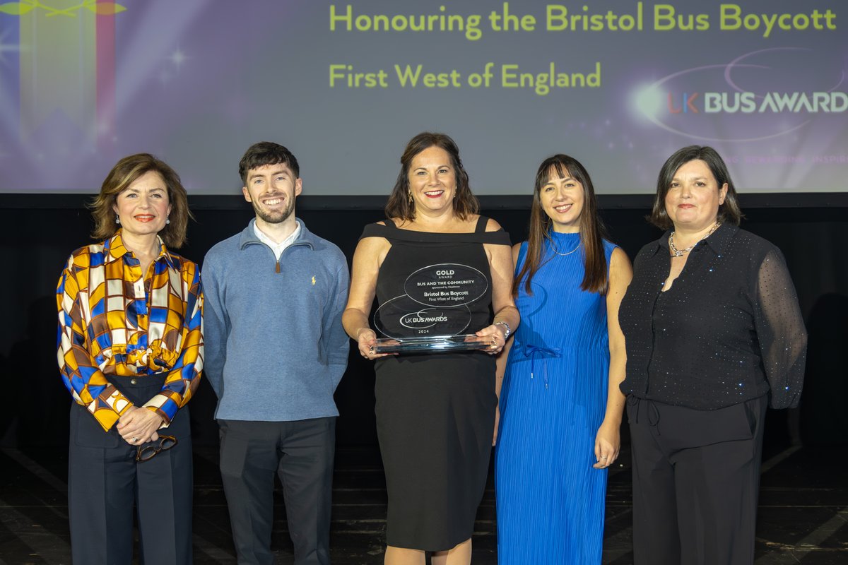 UK Bus Awards (@ukbusawards) on Twitter photo The Gold Award winner for Bus and the Community sponsored by <a href="/HeathrowAirport/">Heathrow Airport</a>: Bristol Bus Boycott, First West of England! ๐ Let's celebrate and share this achievement far and wide! ๐โจ #MadeIt #BusWinners24 #CommunityChampions The Gold Award winner for Bus and the Community sponsored by <a href="/HeathrowAirport/">Heathrow Airport</a>: Bristol Bus Boycott, First West of England! ๐ Let's celebrate and share this achievement far and wide! ๐โจ #MadeIt #BusWinners24 #CommunityChampions