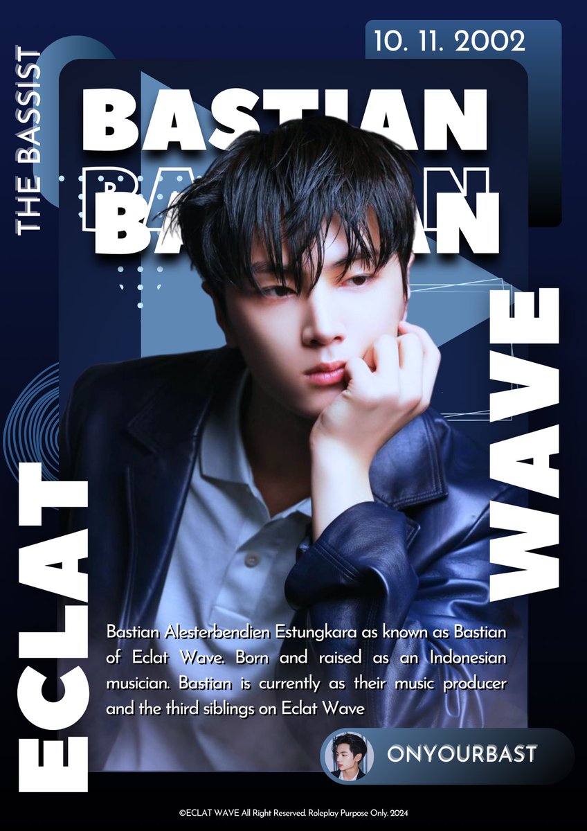 ㅤㅤ 

In  every  𝘸𝘢𝘷𝘦,  there’s   a   𝘴𝘵𝘰𝘳𝘺  ;  °｡✩
ours begins with 𝗕𝗮𝘀𝘁𝗶𝗮𝗻 and 𝗭𝗲𝘃𝗶𝗮𝗻𝗼.

⋆｡ °⋆ With their 𝗍𝖺𝗅𝖾𝗇𝗍𝗌 and 𝖼𝗁𝖺𝗋𝗂𝗌𝗆𝖺,
they're set to bring 𝙬𝙖𝙫𝙚𝙨 𝙤𝙛 𝙞𝙣𝙨𝙥𝙞𝙧𝙖𝙩𝙞𝙤𝙣.

ㅤㅤ