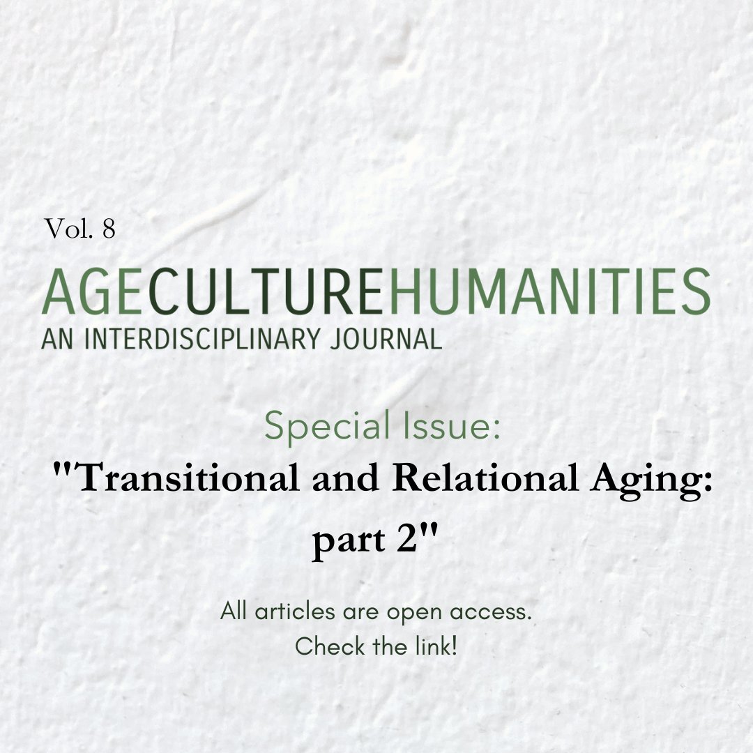 Age Culture Humanities Journal tweet media