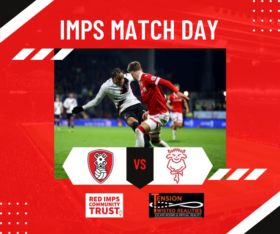 trustinlcfc's tweet photo. Imps Match Day π΄βͺοΈβ½οΈ
π Rotherham United FC
π AESSEAL New York Stadium
β± KO 19.45pm
π @SkyBetLeagueOne
Good luck @LincolnCity_FC tonight and remember to vote at full time for your RICT Man of the Match on our X page @trustinlcfc
#rict24 https://t.co/7zPueUrZsG