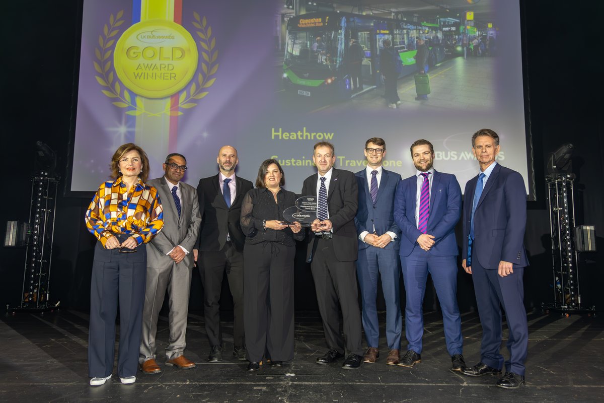 UK Bus Awards (@ukbusawards) on Twitter photo A resounding applause for the Gold Award winner in the Going for Growth category sponsored by <a href="/EpmBus/">EPM Bus Solutions</a>: Heathrow's Sustainable Travel Zone ๐๐ Like and share to spread the word about this outstanding achievement! ๐ฅโจ #MadeIt #BusWinners24 #GrowthChampions A resounding applause for the Gold Award winner in the Going for Growth category sponsored by <a href="/EpmBus/">EPM Bus Solutions</a>: Heathrow's Sustainable Travel Zone ๐๐ Like and share to spread the word about this outstanding achievement! ๐ฅโจ #MadeIt #BusWinners24 #GrowthChampions