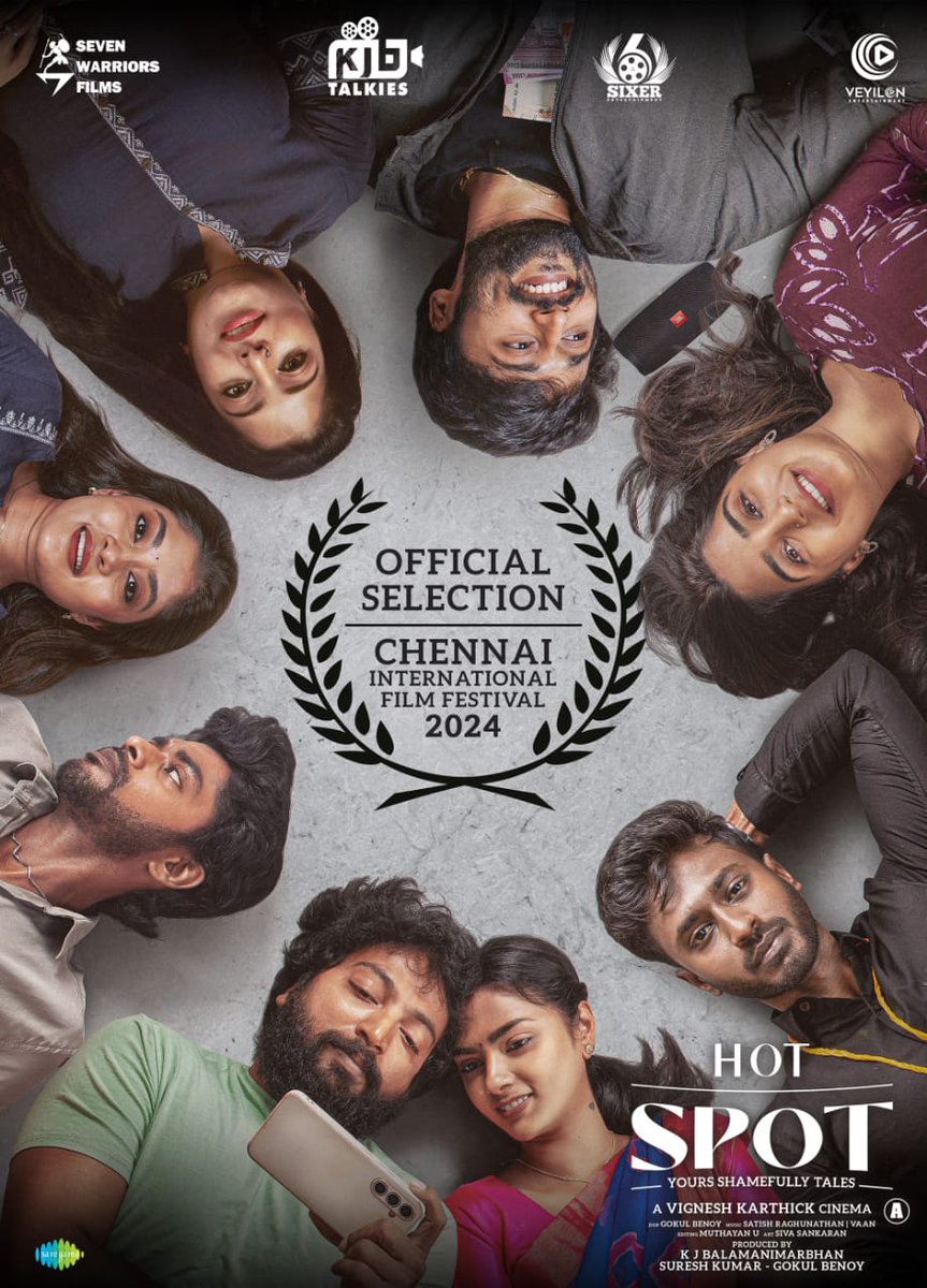 CineemaJunction™ _ Gateway of Cinema (@cineemajunction) on Twitter photo Who’s trending? #Hotspot is! 😉❤️🔥 Chennai International Film Festival, #chennaifilmfestival here we come!
<a href="/vikikarthick88/">vignesh karthick</a> <a href="/KJB_Talkies/">KJB Talkies</a> <a href="/KJB_iambala/">K J BALAMANIMARBHAN</a> #Sevenwarrior <a href="/dinesh_WM/">Dinesh Kannan</a> <a href="/Dhananjayang/">G Dhananjeyan</a> <a href="/kalaiActor/">Kalaiyarasan</a> <a href="/Gourayy/">Gouri G Kishan</a> <a href="/Ammu_Abhirami/">AmmuAbhirami</a> <a href="/jananihere/">Janani</a> <a href="/AadhityaBaaskar/">Aadhitya Baaskar</a> <a href="/saregamasouth/">Saregama South</a> Who’s trending? #Hotspot is! 😉❤️🔥 Chennai International Film Festival, #chennaifilmfestival here we come!
<a href="/vikikarthick88/">vignesh karthick</a> <a href="/KJB_Talkies/">KJB Talkies</a> <a href="/KJB_iambala/">K J BALAMANIMARBHAN</a> #Sevenwarrior <a href="/dinesh_WM/">Dinesh Kannan</a> <a href="/Dhananjayang/">G Dhananjeyan</a> <a href="/kalaiActor/">Kalaiyarasan</a> <a href="/Gourayy/">Gouri G Kishan</a> <a href="/Ammu_Abhirami/">AmmuAbhirami</a> <a href="/jananihere/">Janani</a> <a href="/AadhityaBaaskar/">Aadhitya Baaskar</a> <a href="/saregamasouth/">Saregama South</a>