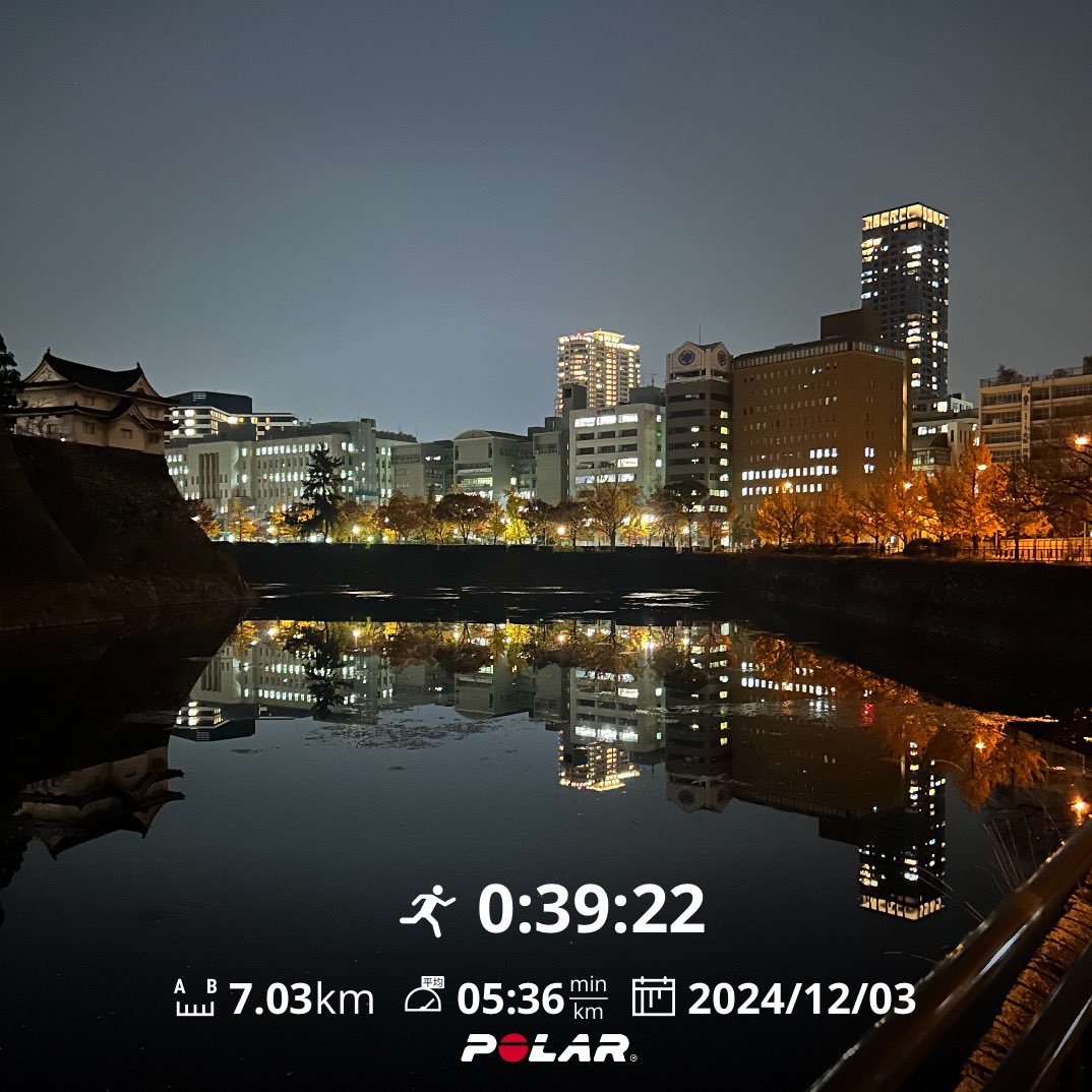 gnaHtzDEvZfJgXm's tweet photo. 夜の大阪城周回
久々来たけど、どんだけランナーいるんだよ。ここを走ってるということだけで楽しめる
鬼コロ👹
#Trace2 https://t.co/u6Pv7FBq35