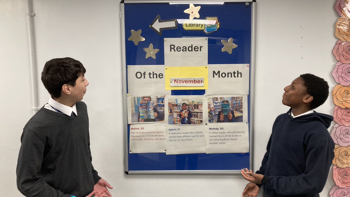 FionaKindness3's tweet image. This month’s #LibraryBlog celebrates the work of our Library Volunteers. Catch up on all their projects - including our new ‘Reader of the Month’ notice board 😀- here ⬇️
blogs.glowscotland.org.uk/gc/gccschoolli…
#RoodReads @HolyroodDofe
#BookWeekScotland