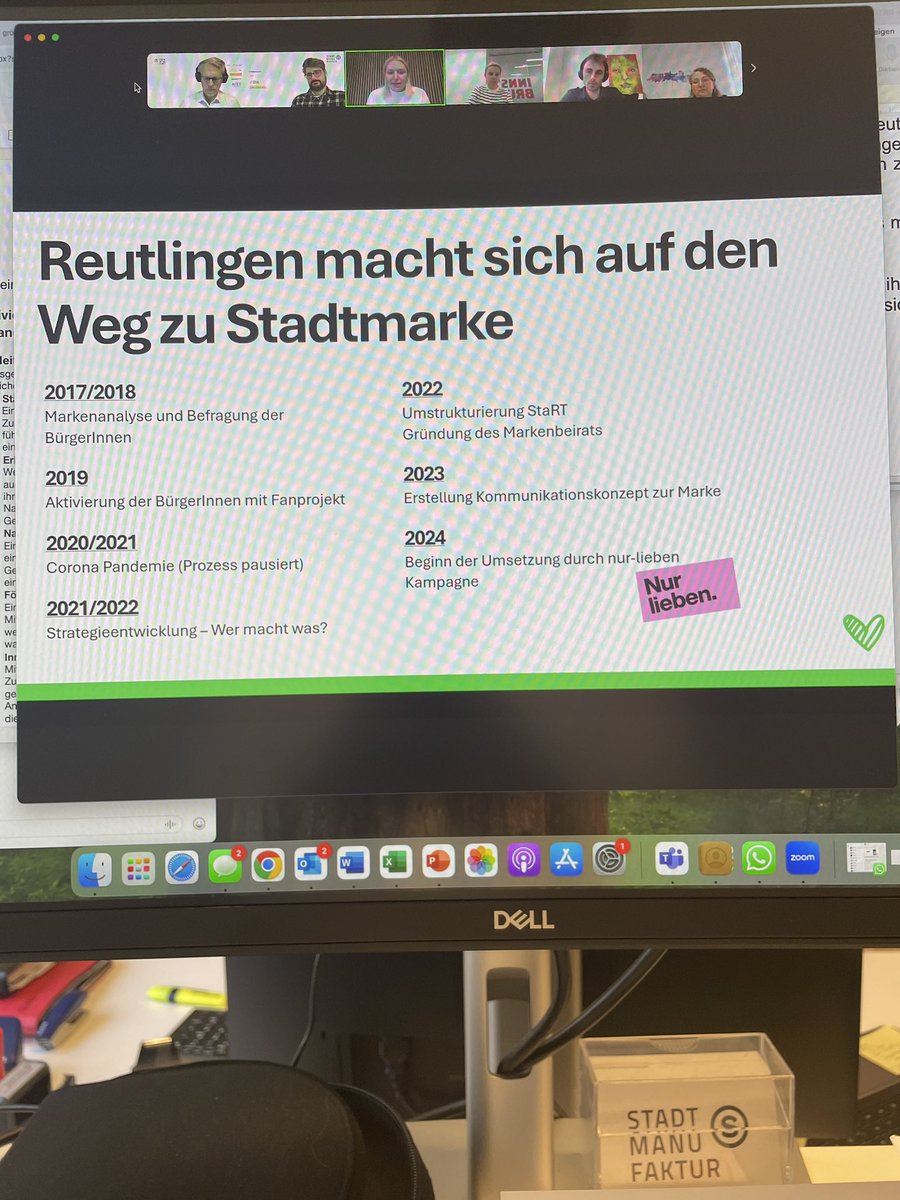 #Kampagne #Reutlingen zu Gast in der Websession #Stadtkantine. Ein Ergebnis eines stringenten Prozesses #Stadtmarke der #StaRT. Bin froh und stolz, dabei in verschiedenen Rollen unterstützt zu haben. 

die-stadtkantine.com