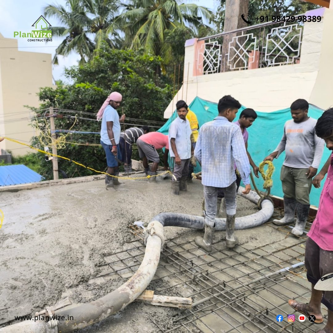 planwize_in's tweet photo. Ground Floor Roof Concrete work.. Koteshwara Rao Residence @ Alamelumangapuram PlanWize Constructions Build wise with PlanWize... #roof #concrete #groundfloor #centringwork #electrical #architects #builders #interiordesign #constructionsite #vellorebuilders #bestbuilders https://t.co/CfZA8RCzeV