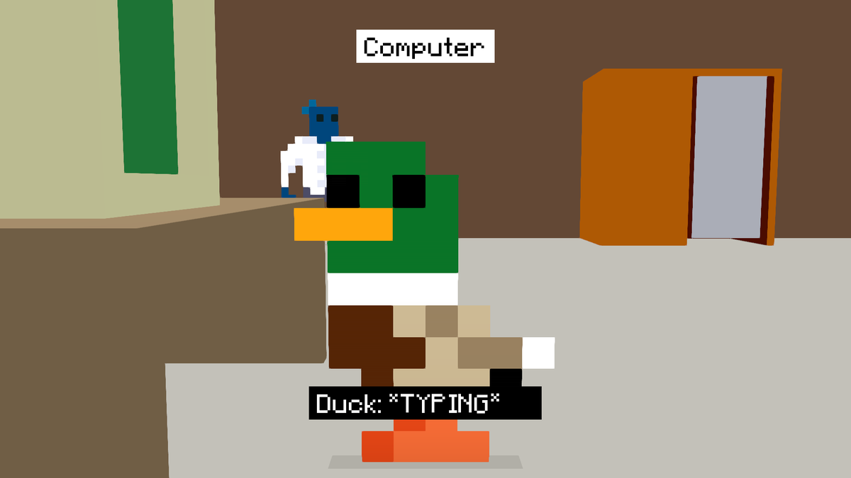 So I finished the jam game I was working on! I'd like to introduce you to Duck &amp; Cover in... The Three Rules Of Deducktion. #godotengine #indiedev

It's a small murder mystery adventure game made for the AdventureX Jam 2024.