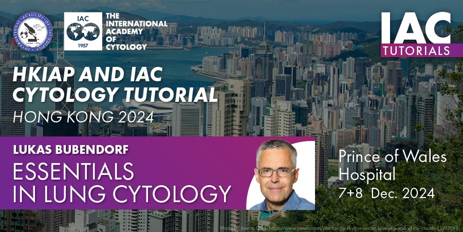 IACytology's tweet image. Our joint #IACTutorial with HKIAP is approaching: 7 &amp;amp; 8 Dec 2024 in Hong Kong. Who is attending? Enjoy Lukas Bubendorf&apos;s talk about #lung cytology &amp;amp; other highlights: hkiap.org/wp-content/upl…