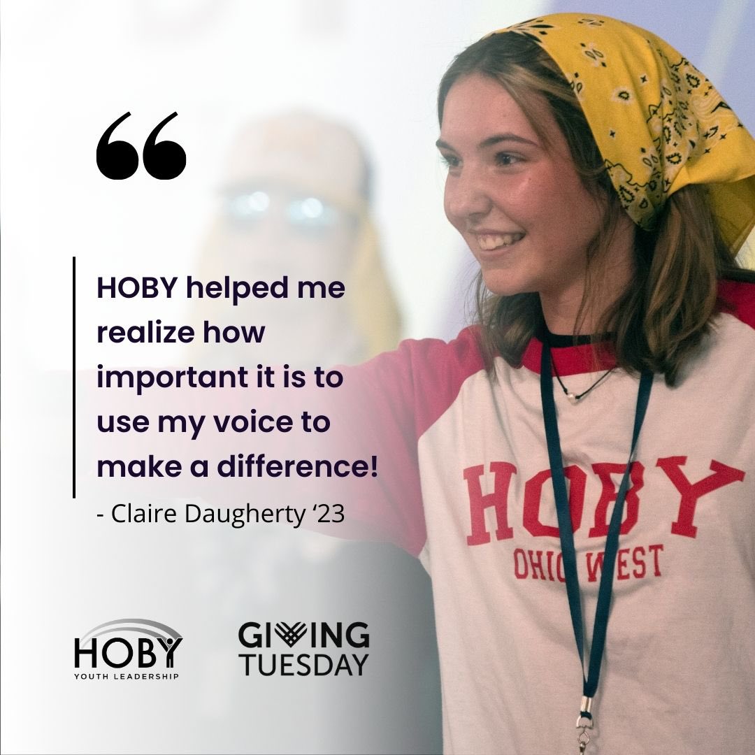On this #GivingTuesday, help us empower the next generation of leaders with HOBY Ohio West! Your generosity fuels leadership, service, and growth. Together, we can make a difference. 💙

paypal.com/donate/?hosted…