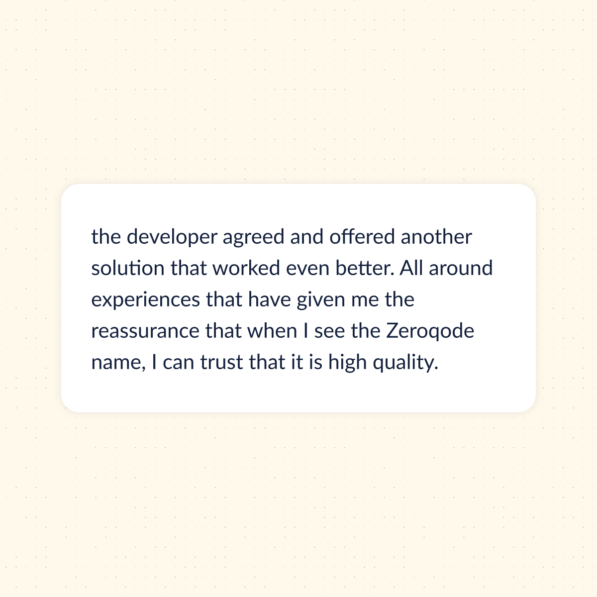 We try our best to make Zeroqode users happy and your feedback inspires us so much! ☺️Thank you! 🙏 

We'd be more than happy to help you to build your app. Check out our website and see what you'd like to build 
👉 zeroqo.de/S0MTH 

#nocode #webdev #webdevelopment