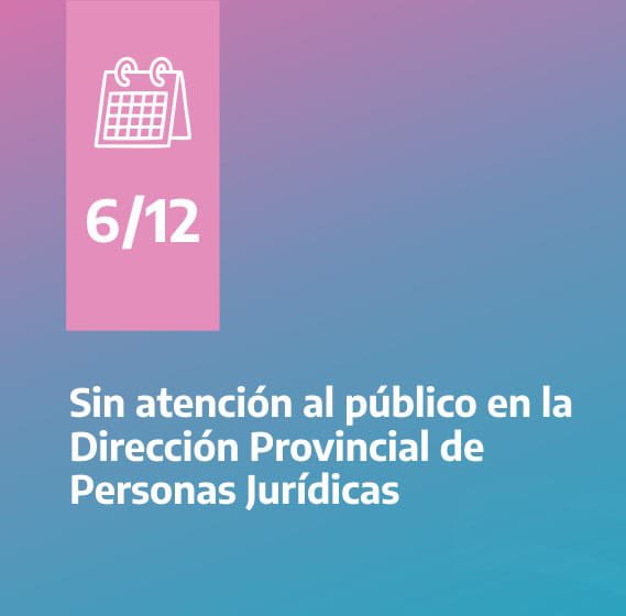 Dirección Provincial de Personas Jurídicas tweet media