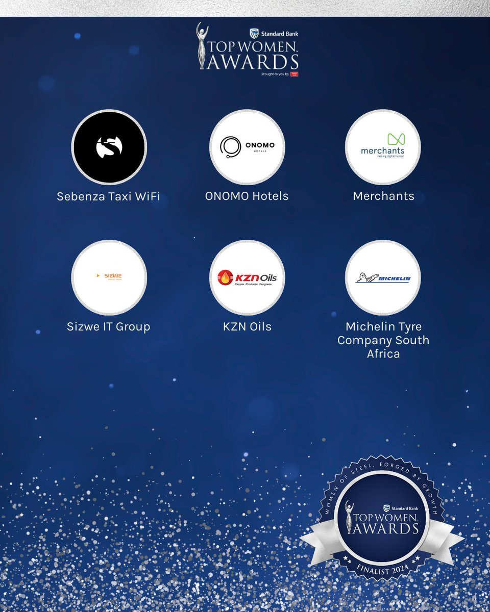 Congratulations to the Top Women in Business Corporate Citizenship and Community Impact 2024 finalists! 🎉 Your efforts in uplifting communities are inspiring:

<a href="/NestleESAR/">Nestlé ESAR</a> | <a href="/LOrealGroupe/">L'Oréal Groupe</a> | <a href="/EsteeLauder/">Estée Lauder</a> | <a href="/MintGroupZA/">Mint Group</a> | <a href="/lyrasouthafrica/">Lyra Southern Africa</a> | <a href="/sebenza_wifi/">Sebenza Wi-Fi</a> | <a href="/OnomoHotels/">ONOMO Hotels</a> |