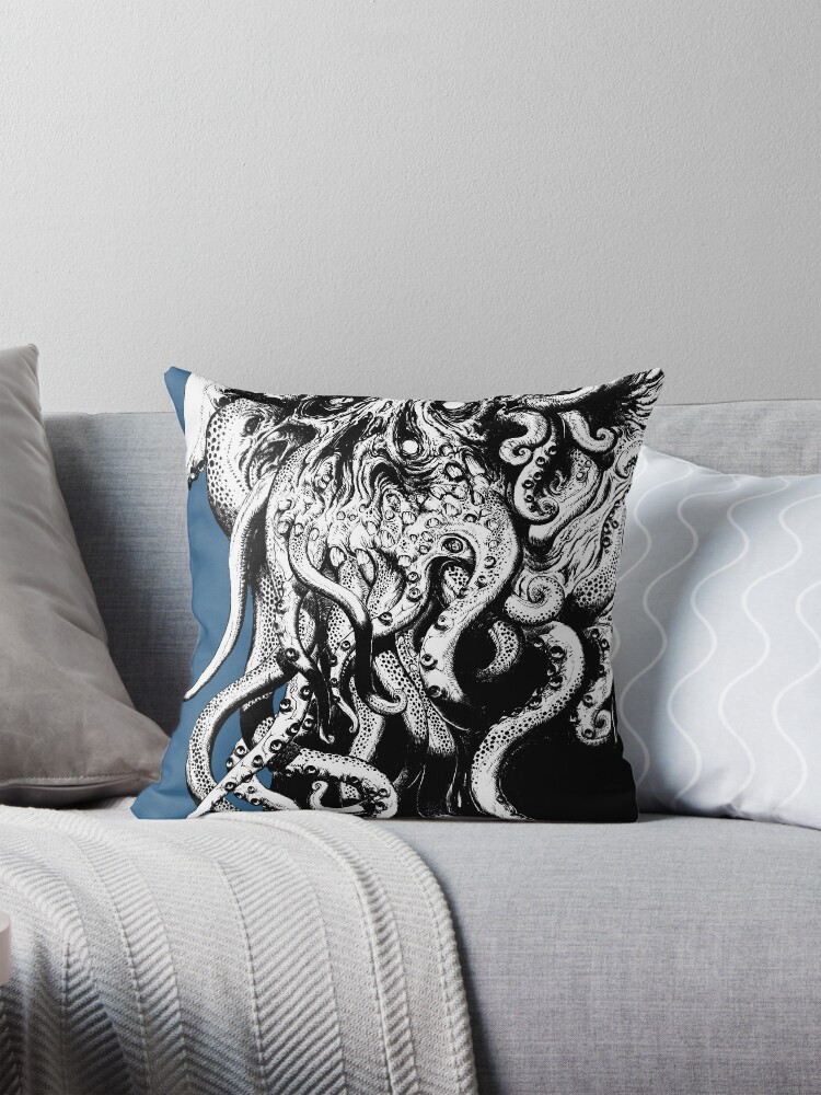 N0_2_0's tweet photo. Octopus Ghost Throw Pillow are on sale now!
#cthulhu
#クトゥルフ
#Nottsuo
Get my art printed on awesome products. Support me at Redbubble #RBandME: https://t.co/W7vAbeDG4Q #findyourthing #redbubble https://t.co/jt2sBtjSvL
