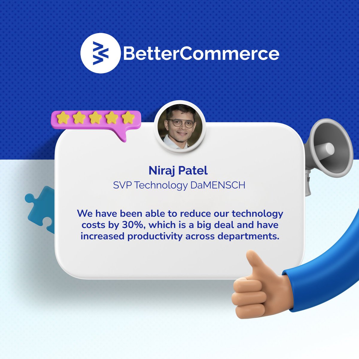 BetterCommerce_'s tweet photo. A 30% reduction in technology costs is not just a number—it’s a testimony to what modern, integrated solutions can achieve.

Let’s redefine success together.   https://t.co/Yhi7rz5MMv https://t.co/tx2rb414AT