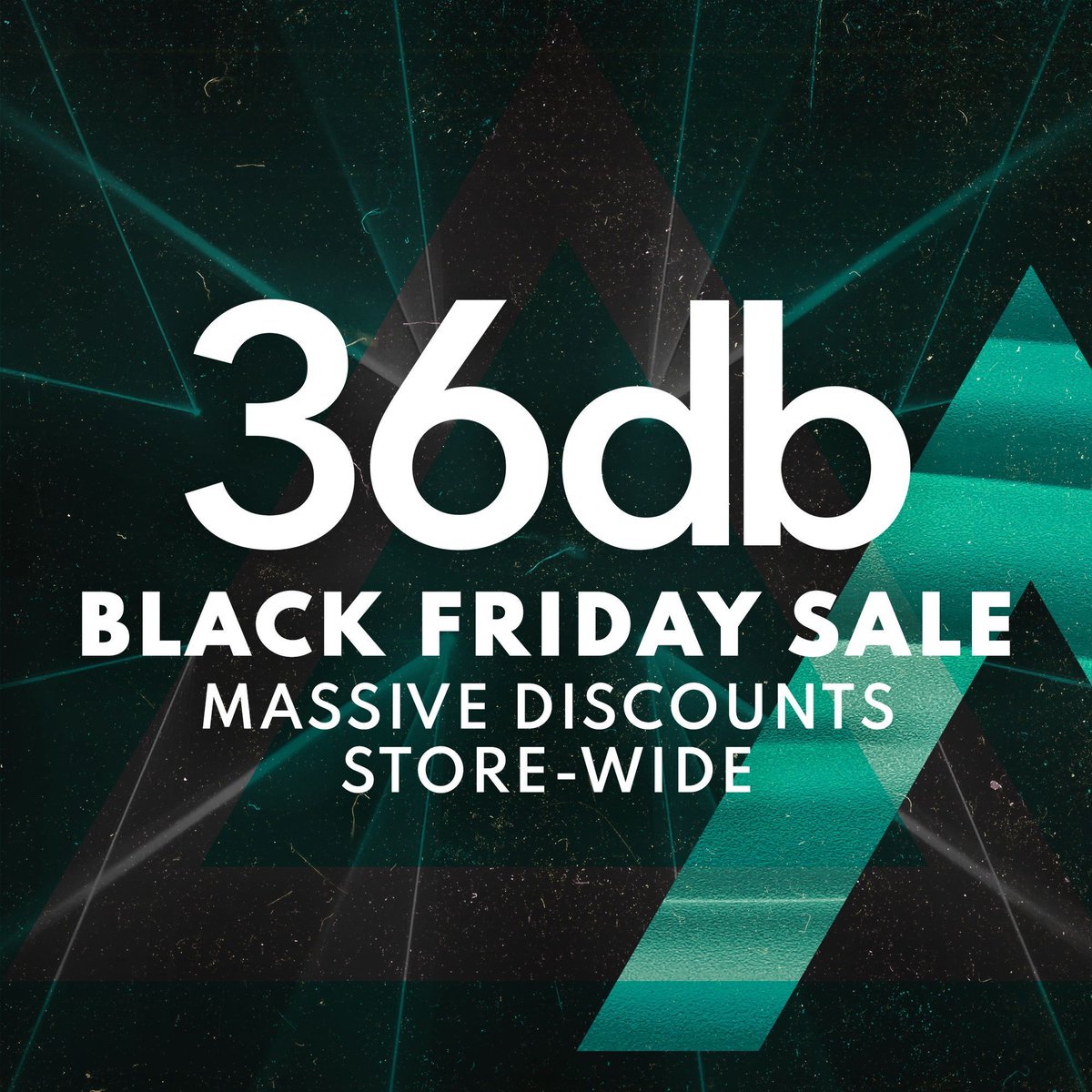 Last chance to take advantage of our massive discounts for Black Friday. We’d hate to see you miss out on this limited time offer. From Garage to Progressive, House to Nu Disco, we can guarantee that we’ll have a product to suit you. Head to 36db.live for more info