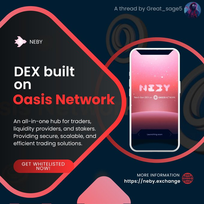 Bryan_Conquer22's tweet photo. 2/ What Makes NEBY Stand Out?
Deep Liquidity & Low Slippage: Optimal trading execution across all pairs.
π Cross-Chain Swaps: Seamless interoperability for DeFi users.
π‘οΈ MEV Resistance: Trade securely without worrying about miner exploits. #Sapphire #NEBY https://t.co/N8buFGn0u2