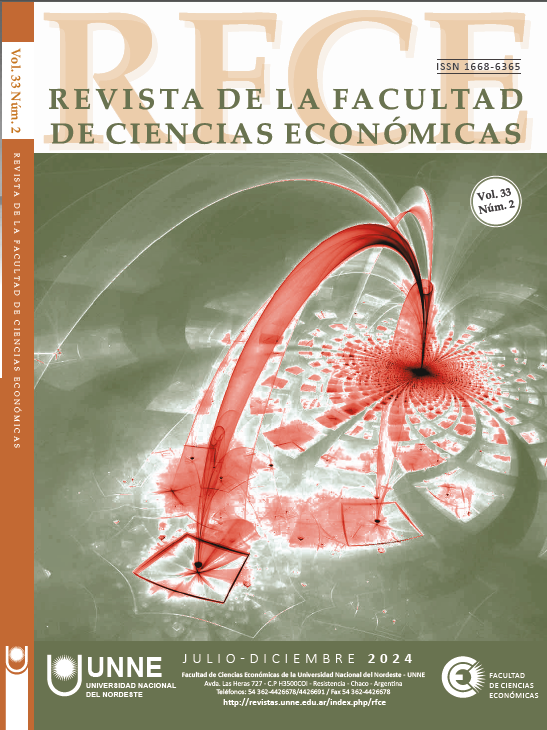 PRESENTACIÓN: Vol. 33, Núm. 2, (2024) de la Revista de la Facultad de Ciencias Económicas, Universidad Nacional del Nordeste, Argentina. ISSN 1668-6365 (formato digital), disponible en: revistas.unne.edu.ar/index.php/rfce…