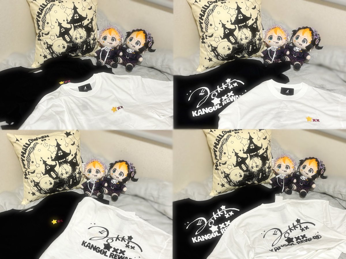 Boo_ran00's tweet image. 👻KANGOL🦘コラボ届きました〜✨️

Tシャツかわいすぎて飾るしか選択肢ない☝🏻💜
クッションも合皮なのがオシャレすぎてるしのっきさんのイラスト可愛すぎ大天才マンすぎ〜😽

これも大切にしちゃうんだから👊🏻

 #のっきさんごきげんよう
