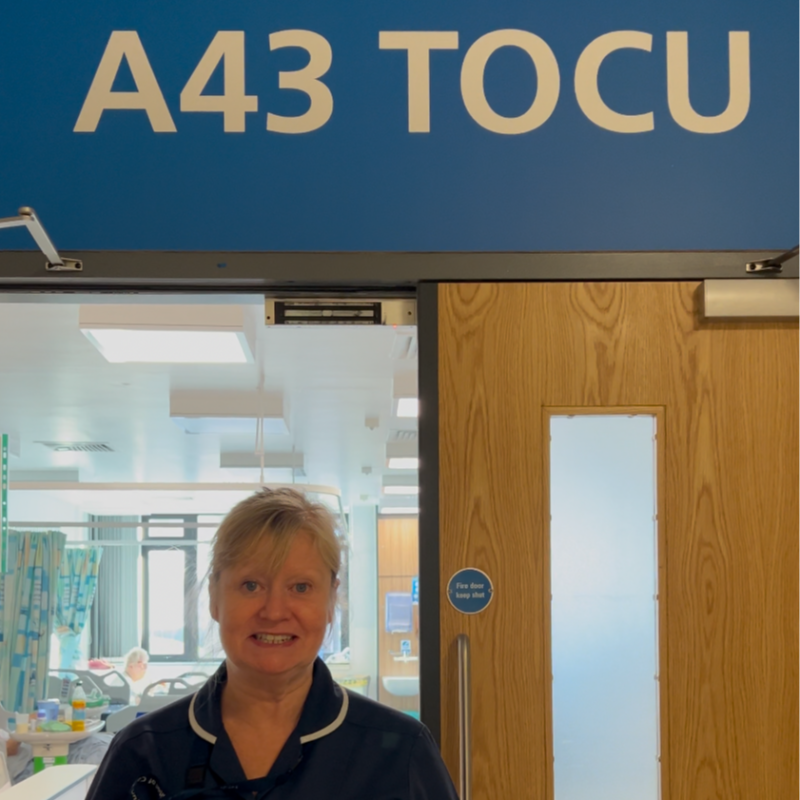 nottmhospitals's tweet photo. Over a year after our TOCU opened, it is seeing more than 1,000 patients a month and is helping to increase early discharges at our hospitals.

Patient Sue Woolley said: “This unit is a really nice area, everyone is friendly, and it feels different from the ward, in a good way."