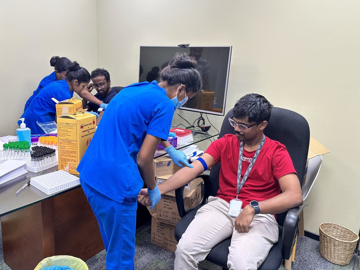 eMarketingEye's tweet image. Health and well-being come first! Here's a glimpse into this year’s Health Camp at eMarketingEye, where our team came together to prioritize their health with check-ups and consultations.

#WellnessAtWork #HealthFirst #TeamCare #EME #eMarketingEye #LifeAtEME