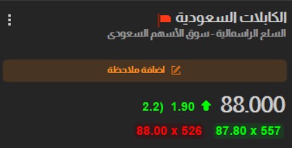 تحليل سهم #كابلات_السعودية

سهم كابلات يبدع اليوم و يصل لل 88.00

للتجربة المجانية تواصل عبر الرابط 👇 
wa.me/966575716808