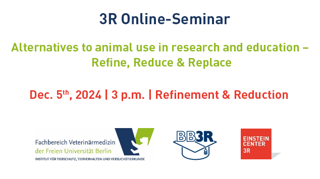 Einstein Center 3R (@einsteincent3r) on Twitter photo Join the last part of “Alternatives to animal use in research and education”:
-Refinement in Laboratory Mouse Husbandry
-Exploring Approaches to Complete the Life Cycle of Theileria annulata in Vitro
bit.ly/3ZzBF9n
#veterinary #refinement #animalresearch
<a href="/FU_Berlin/">Freie Universität</a> Join the last part of “Alternatives to animal use in research and education”:
-Refinement in Laboratory Mouse Husbandry
-Exploring Approaches to Complete the Life Cycle of Theileria annulata in Vitro
bit.ly/3ZzBF9n
#veterinary #refinement #animalresearch
<a href="/FU_Berlin/">Freie Universität</a>