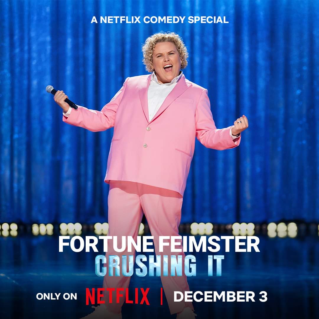 CinemaRare (@cinemararein) on Twitter photo From no longer being her mom's stand-in husband to a "romantic" honeymoon with her wife, Fortune Feimster is crushing it in this feel-good special.
Stand-up comedy special #FortuneFeimster: #CrushingIt (2024), now streaming on <a href="/NetflixIndia/">Netflix India</a>. From no longer being her mom's stand-in husband to a "romantic" honeymoon with her wife, Fortune Feimster is crushing it in this feel-good special.
Stand-up comedy special #FortuneFeimster: #CrushingIt (2024), now streaming on <a href="/NetflixIndia/">Netflix India</a>.