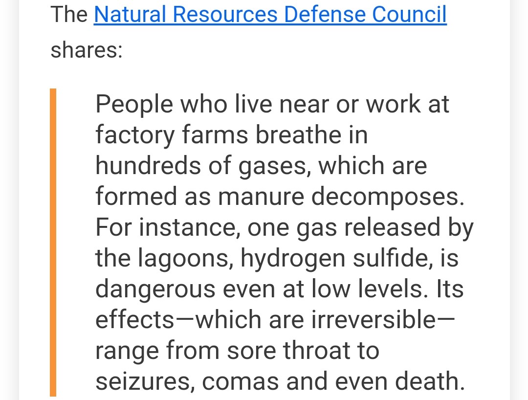This is a white person saying this.

Animal agriculture is responsible for the destruction of indigenous land. It's also responsible for environmental racism where factory farms are located in poor black/brown communities.

I am black and you don't speak for me, so stop.