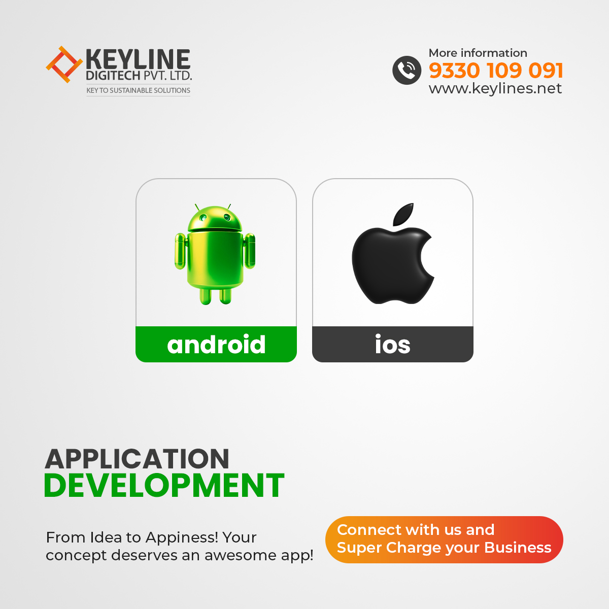 KeylineDigiTech's tweet image. Got an idea? Let’s turn it into an awesome app! Keyline Digitech’s application development services bring your concept to life with seamless functionality, sleek design, and top-notch performance

#Keylinedigitech #SustainableDigital #applicationdevelopment