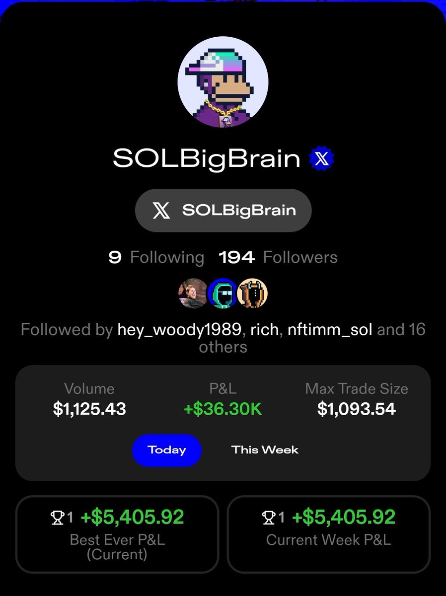 aufsol's tweet image. You are copytrading random influencer

I&apos;m copytrading @SOLBigBrain himself

Sorry, we are on different levels 

(Only possible on @VECTORDOTFUN)