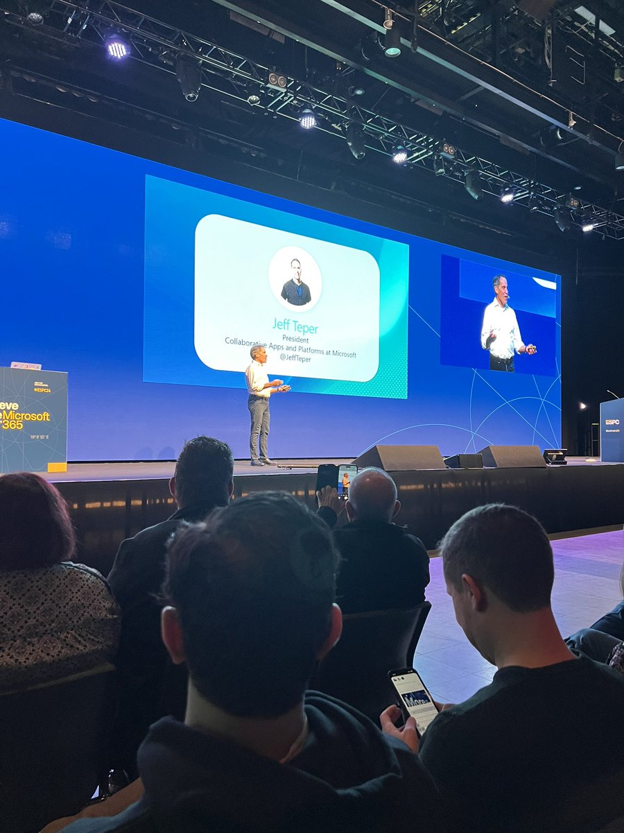 mvisser's tweet photo. No better way to start a conference @jeffteper on stage! #ESPC24 https://t.co/jCLl4sDV7b