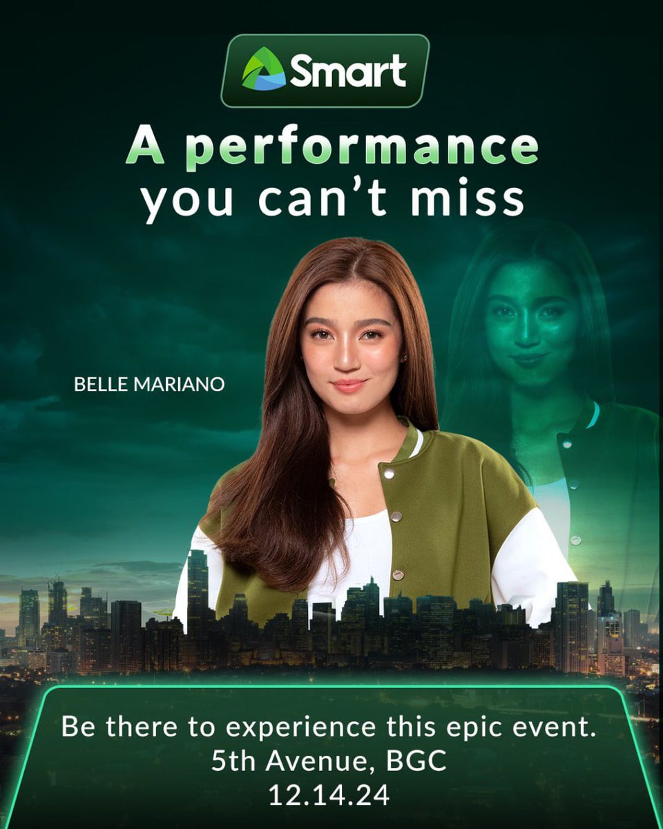 LiveSmart's tweet photo. π₯ Belle Lovers, BelleLievers and Bubblies, this one's for you! π Join @bellemariano02 live in BGC as she lights up the stage with her captivating presence. π€β¨
PLUS get a chance to meet and greet Belle. See you there!
π 5th Avenue, BGC
π
December 14, 2024
Tag your fellow fans and make it a night to remember! π