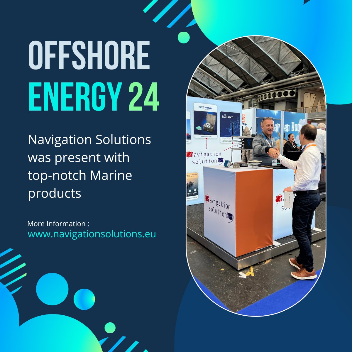 Septentrio's tweet image. 🌊✨ Last week, Navigation Solutions showcased cutting-edge solutions for the Marine and Offshore markets at Offshore Energy. 🚢⚓ The future of marine and offshore industries is bright! 🌟
#OffshoreEnergy #NavigationSolutions #MarineInnovation #GNSS