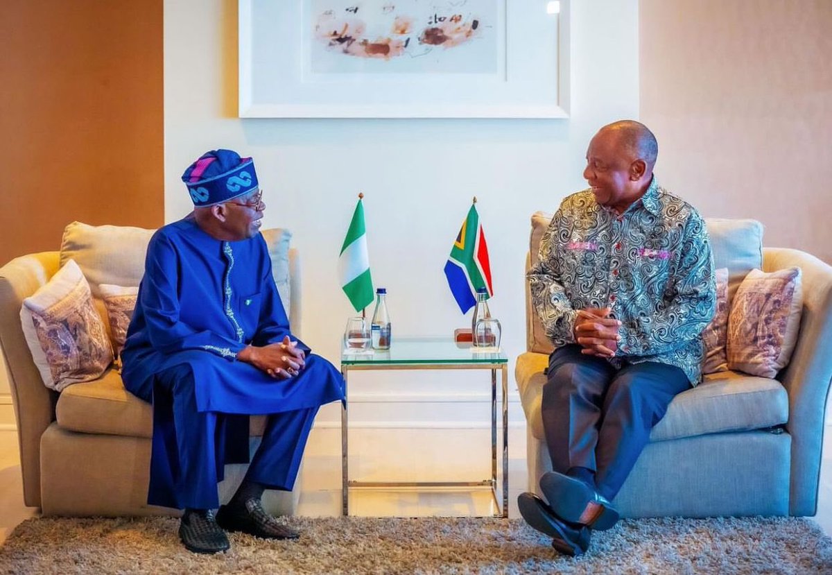 Forging Ahead: The Evolving Nigeria-South Africa Alliance

As Nigeria  and South Africa hold 11th session of Nigeria-South Africa Bi-National Commission, in Cape Town, on Tue Dec 3, 2024 it is trite to establish the contours of their relationship and to thank President Tinubu for
