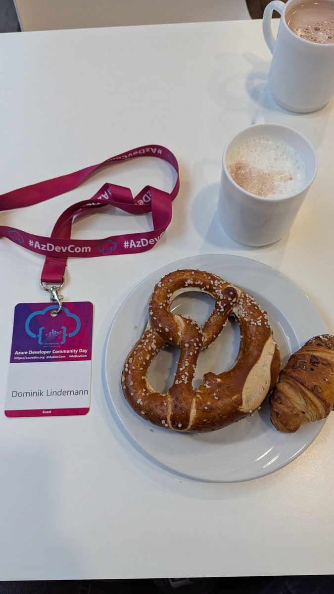 DomLindemann's tweet image. Nach der Stärkung kann es losgehen #azdevcom