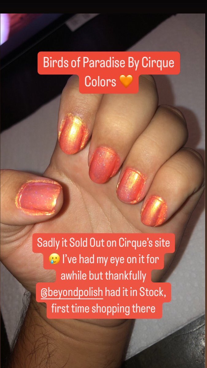 VersGayBarbie's tweet photo. #CirqueColors #BeyondPolish #π§‘ #π #π
#π <3 https://t.co/DUA0L7AMgi