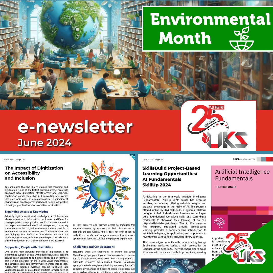 UKS_Knowledge's tweet image. 📚 Missed our monthly newsletters? Don’t worry!
Catch up on exclusive interviews, event reports, & expert advice. Subscribe now to stay in the loop.
➡️ Subscribe here on LinkedIn
linkedin.com/build-relation…
#LibraryCommunity #CommunityGrowth