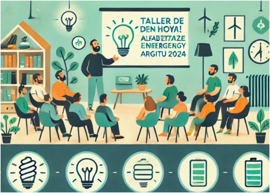 📢 Gaur tailerra Antzuolan! ALFABETIZAZIO ENERGETIKORAKO ARGITU TAILERRAK, ! 👌 Gure etxebizitzetan energia aurrezteko trikimailuak ikasi nahi dituzu?  🕡Gaur, Abenduak 2, 18:00etan Legazpiko kulturetxean izanen gera. Zatoz gurekin! Denok elkarrekin argitu dezagun bidea!🔔