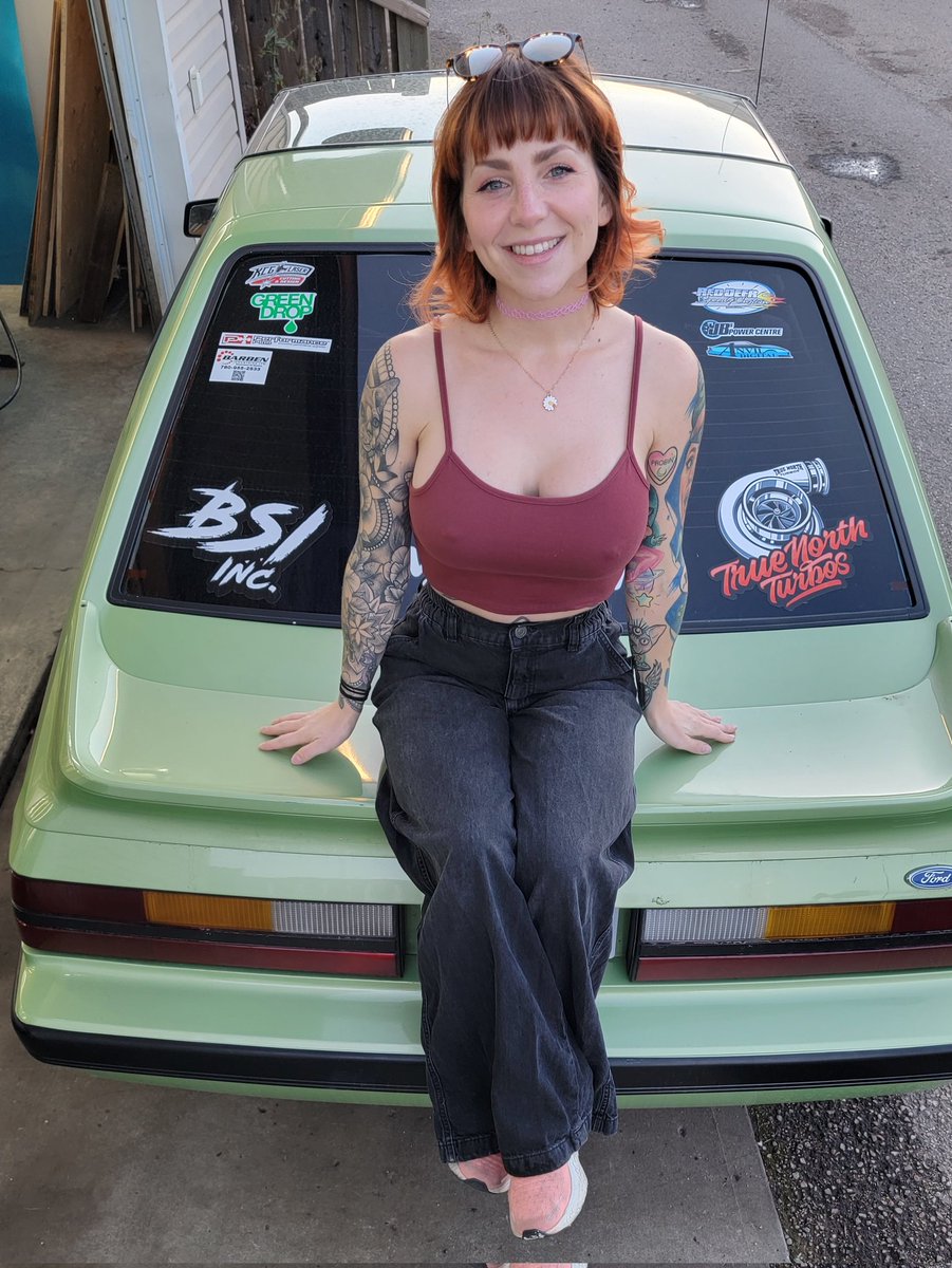 GEENADOUBLE's tweet photo. Just me and my moostang https://t.co/AoiY7Uyn3C