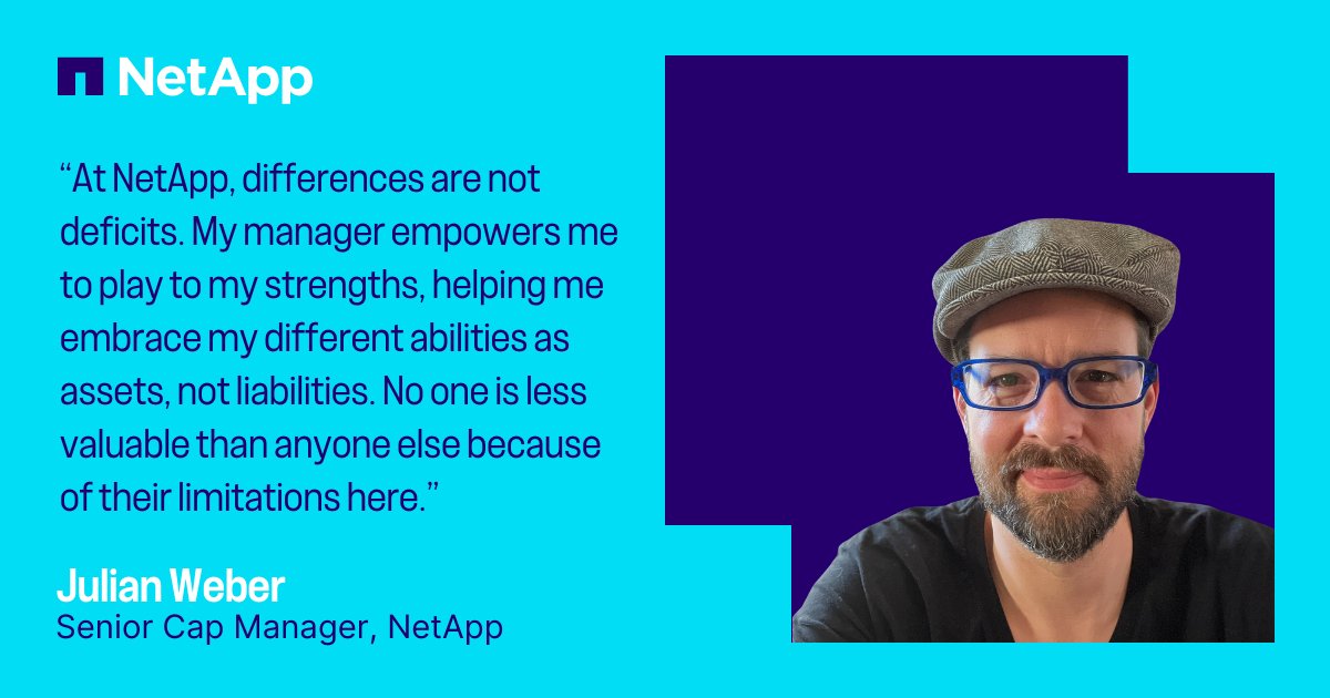 LifeAtNetApp's tweet image. On International Day of Persons with Disabilities, we at @NetApp recognize the strength and talent in everyone. Let&apos;s honor this day by reaffirming our pledge to accessibility and empowerment for all.

Learn more: bit.ly/3SJySHm

#InclusionMatters #LifeAtNetApp #NetAbled