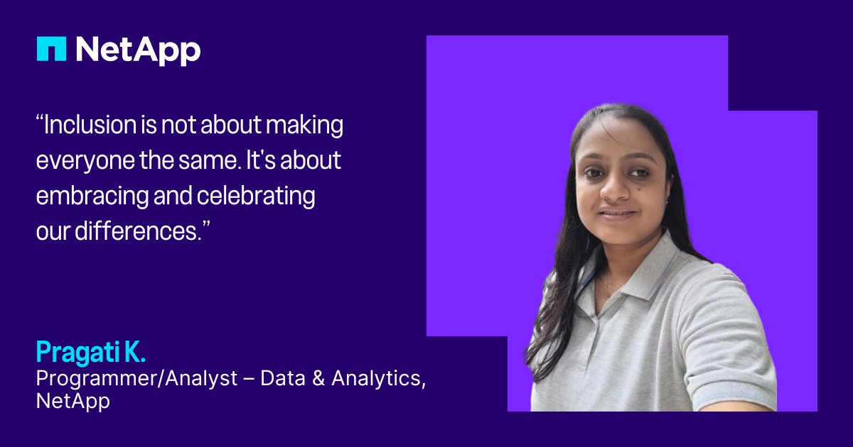 LifeAtNetApp's tweet image. On International Day of Persons with Disabilities, we at @NetApp recognize the strength and talent in everyone. Let&apos;s honor this day by reaffirming our pledge to accessibility and empowerment for all.

Learn more: bit.ly/3SJySHm

#InclusionMatters #LifeAtNetApp #NetAbled