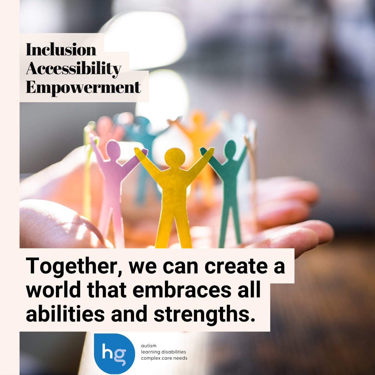 Today, we celebrate the International Day of Persons with Disabilities! At Hesley Group, we proudly champion inclusion, accessibility, and empowerment for individuals with autism, learning disabilities, and complex needs. #IDPD2024 #Inclusion #Empowerment #Accessibility