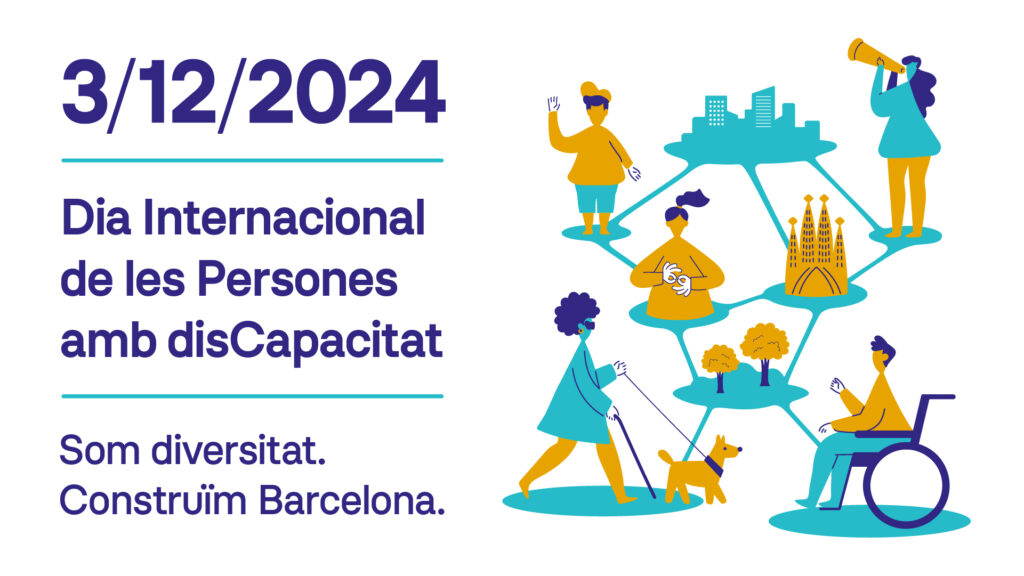 👨‍🦽🦻👩‍🦯 Avui és el Dia Internacional de les Persones amb Discapacitat, i per això aquest matí viurem un any més la flashmob "Vine a ballar amb nosaltres" al pati del Districte.

Repasseu aquesta activitat i l'acte central de ciutat a s.mtrbio.com/ytnnmiggrl
<a href="/bcn_accessible/">BCN Accessible</a>