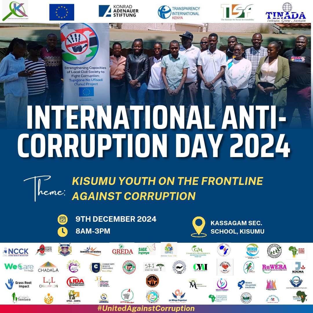 KiscaAlliance's tweet photo. The Countdown: 6 Days to go.

#KisumuYouthAgainstCorruption 
#UnitedAgainstCorruption https://t.co/8jwl4IlOti